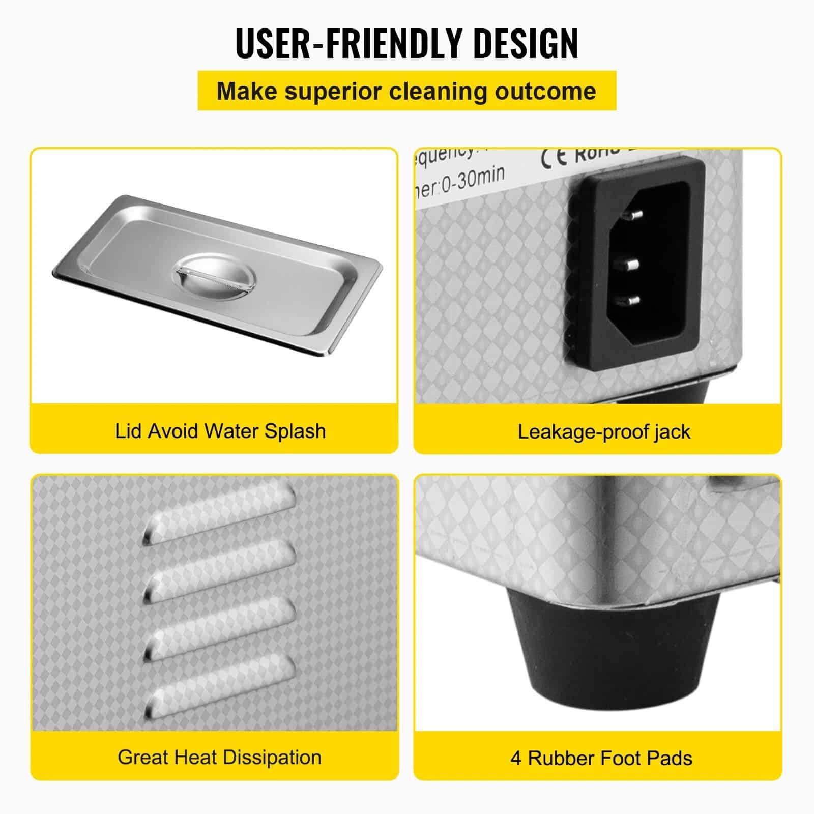 Ultimate 800ml Ultrasonic Cleaner: Portable Washing Machine - Image 7