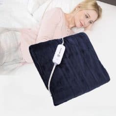 Alternative view of Luxury King Size Flannel & Sherpa Heated Blanket