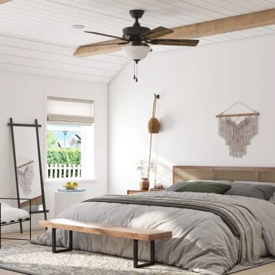 Alternative view of 44" LED Ceiling Fan with 5 Blades and Light Kit