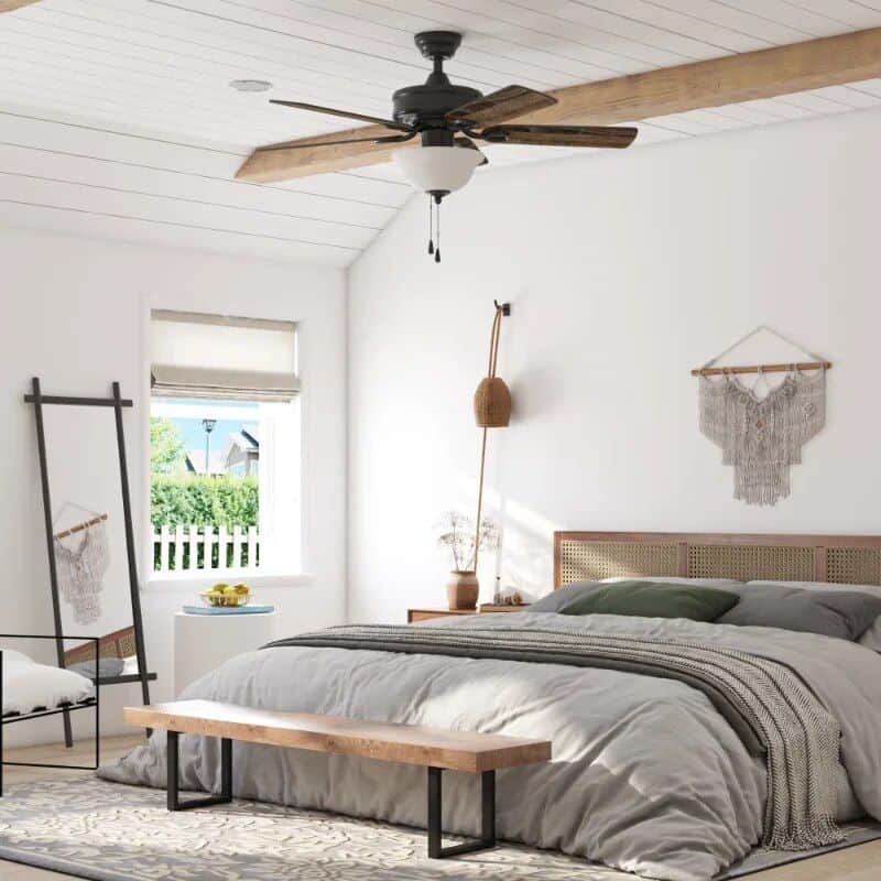 44" LED Ceiling Fan with 5 Blades and Light Kit - Image 2