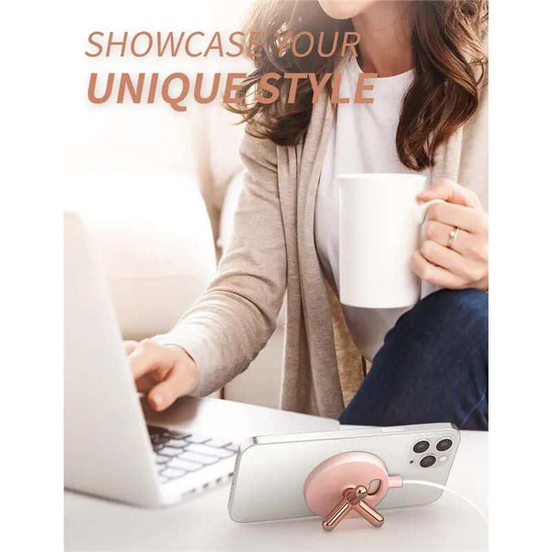 Magnetic Phone Stand with Multi-Angle Support for iPhone 12 Series - Image 7