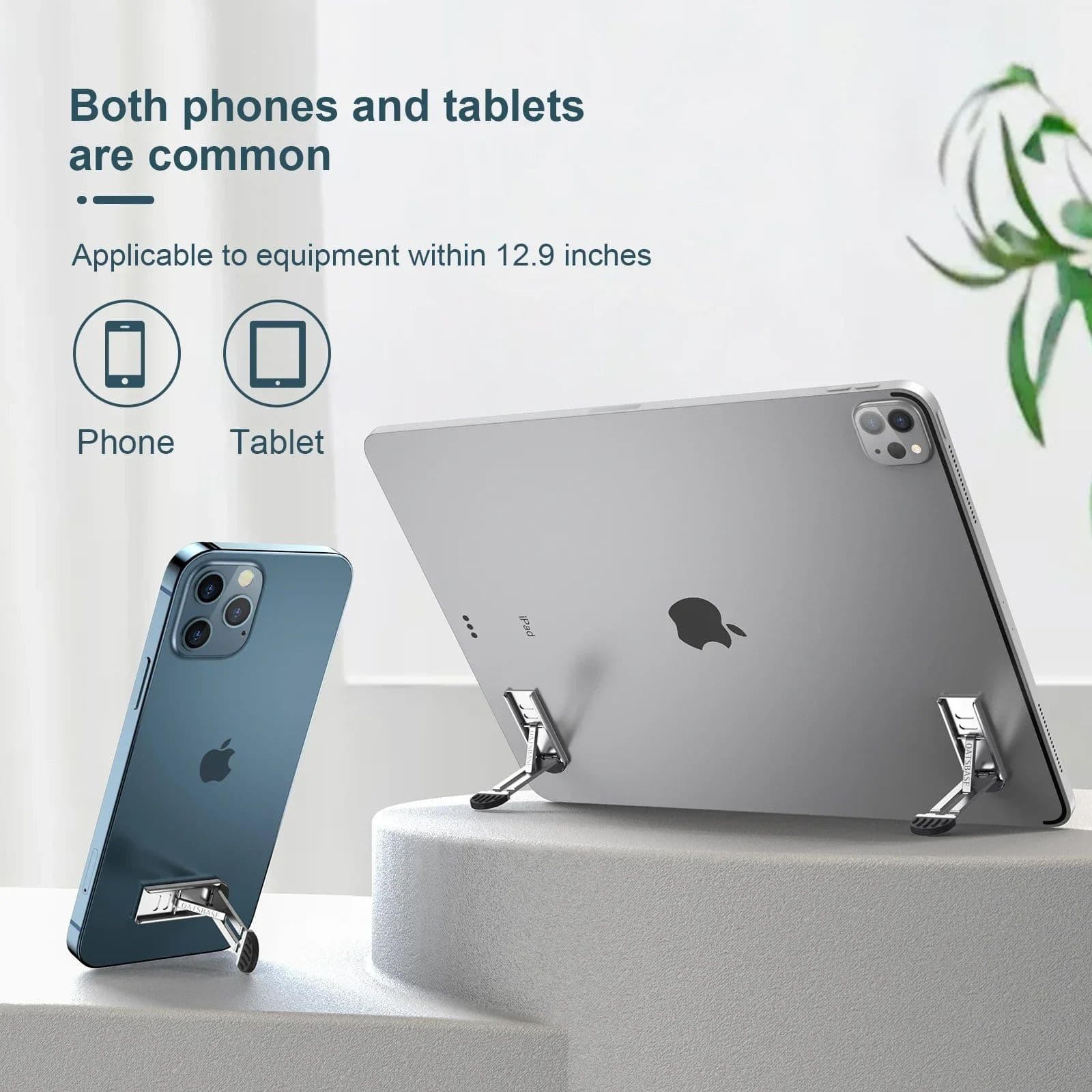 Portable Desktop Phone Holder - Universal Aluminium Alloy Stand - Image 3