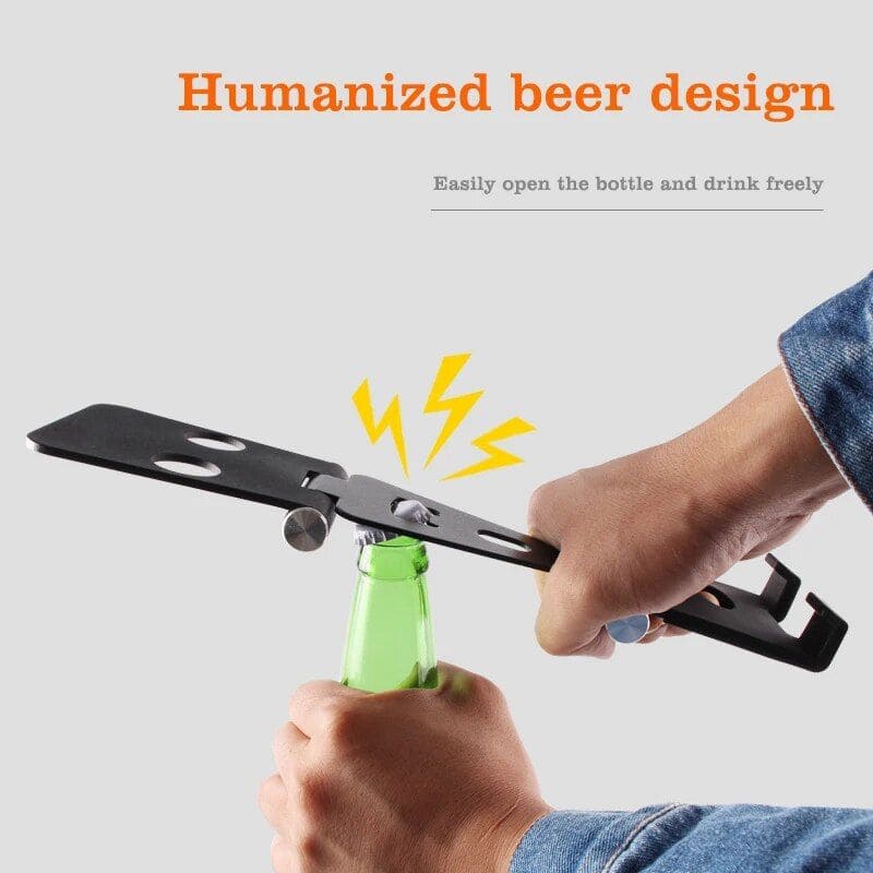 Versatile Mobile & Tablet Stand with Built-In Bottle Opener - Image 3