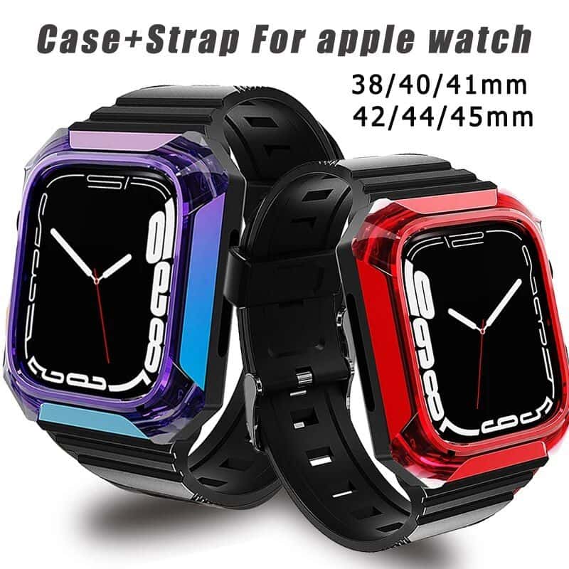 Universal TPU Case & Strap for Apple Watch - Image 2