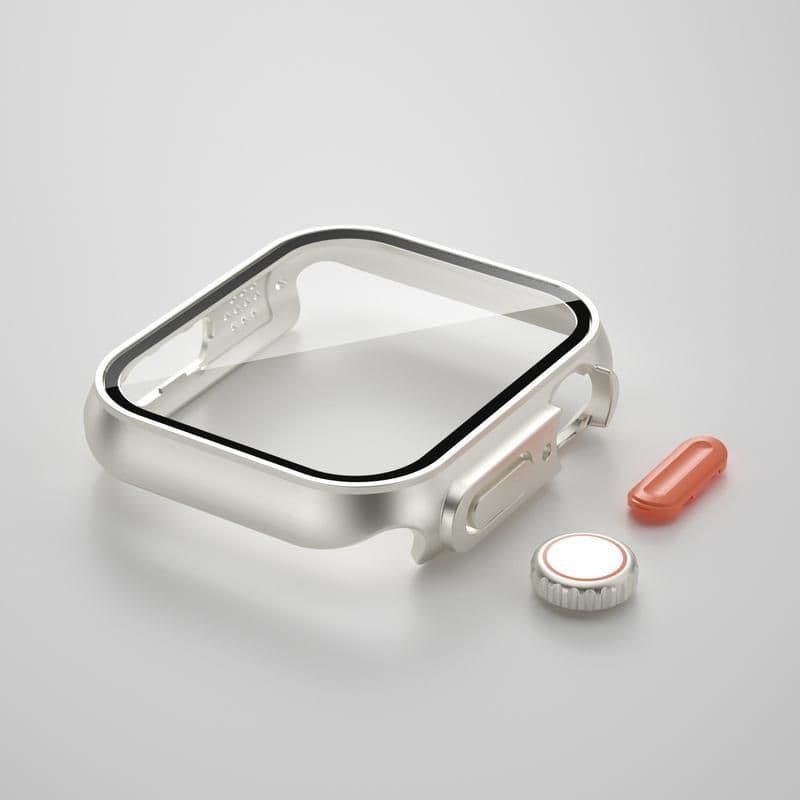 Apple Watch Ultra-Look Case Cover with Tempered Glass