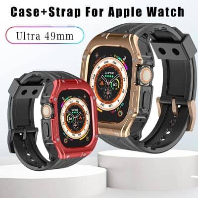 Alternative view of Apple Watch Ultra 49mm Sport Silicone Strap & PC Case Kit