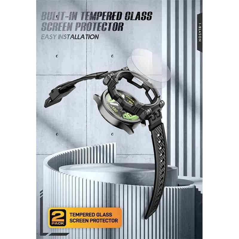 Rugged TPU Watch Band and Screen Protector for Galaxy Watch 6 Classic - Image 5