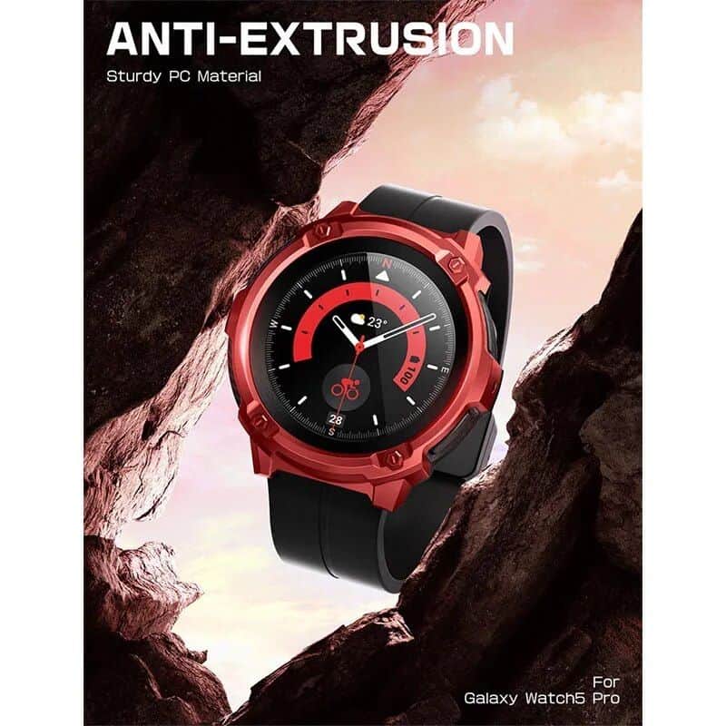 Rugged Protective Case with Screen Protectors for Samsung Galaxy Watch 5 Pro - Image 5