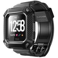 Alternative view of Rugged Protective Wristband Case for Fitbit Versa & Versa Lite