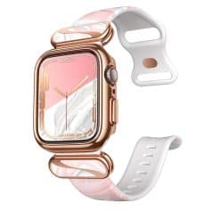 Alternative view of Stylish Protective Case with Adjustable Strap for Apple Watch 7/6/SE/5/4 (40/41mm)