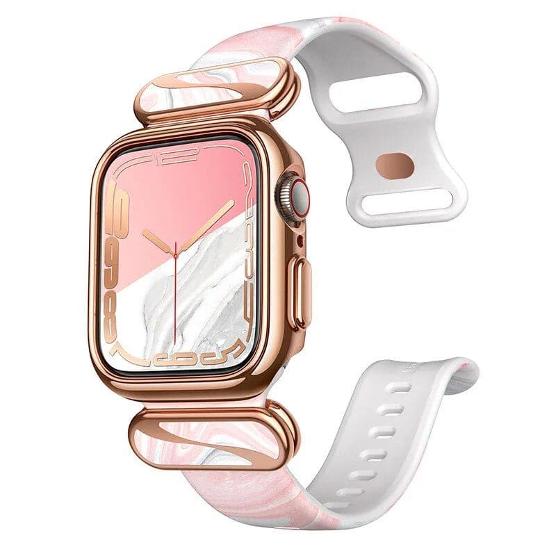 Stylish Protective Case with Adjustable Strap for Apple Watch 7/6/SE/5/4 (40/41mm) - Image 2