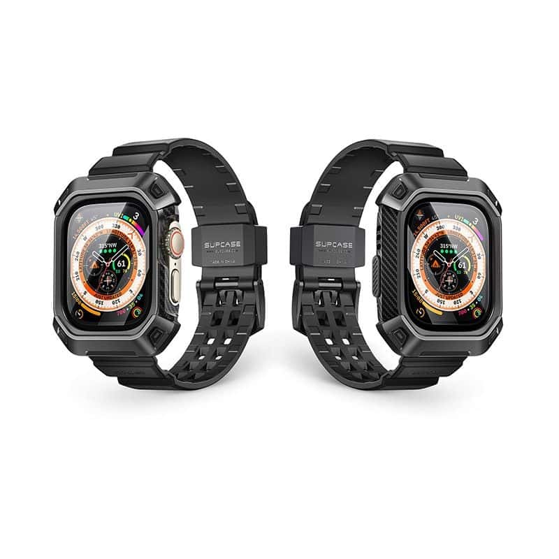 Apple Watch Ultra 49mm Rugged Protective Case with Strap and Screen Protectors - Image 7
