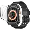 Apple Watch Ultra 49mm Rugged Protective Case with Strap and Screen Protectors