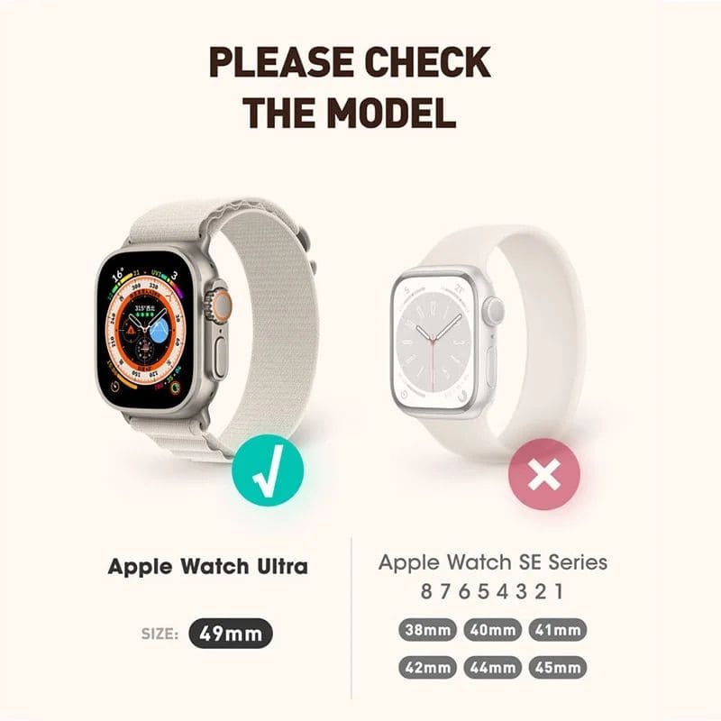 Apple Watch Ultra 49mm Rugged Protective Case with Strap and Screen Protectors - Image 3