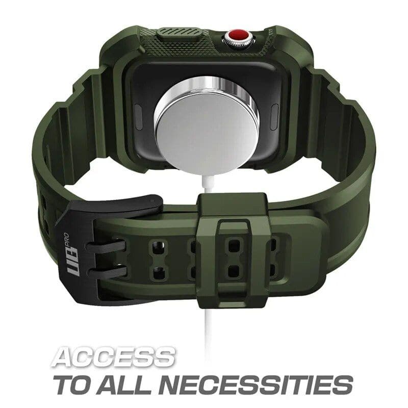 Rugged Protective Case with Strap for Apple Watch 38mm - Image 4