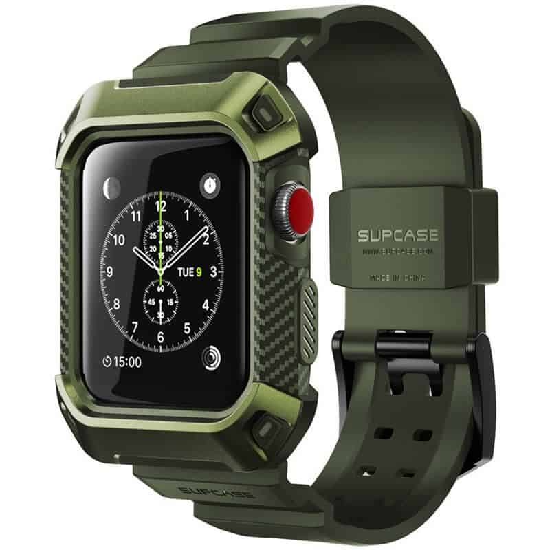 Rugged Protective Case with Strap for Apple Watch 38mm