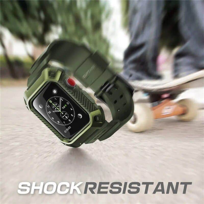 Rugged Protective Case with Strap for Apple Watch 38mm - Image 6