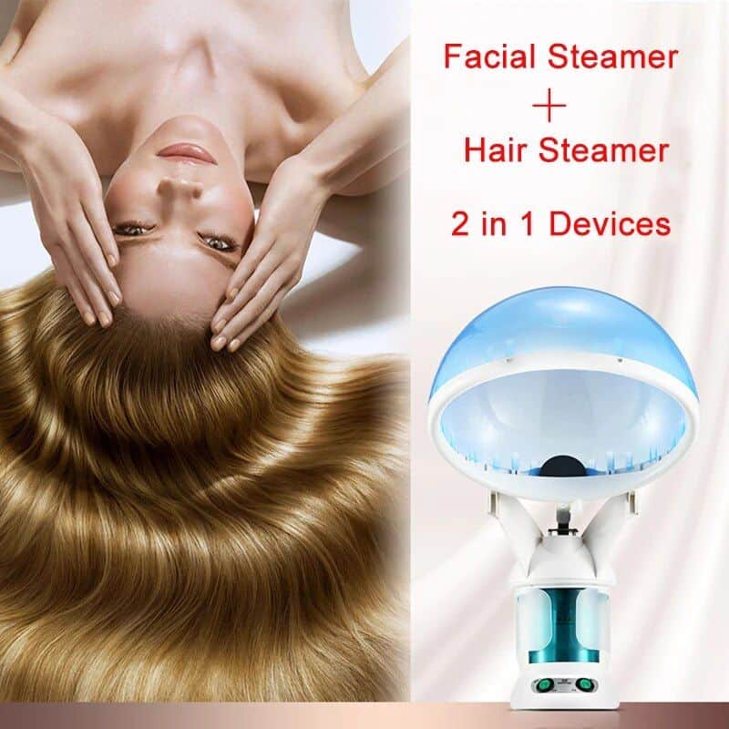 2-in-1 Multifunctional Facial & Hair Steamer with Ozone & Essential Oil Aromatherapy - Image 6