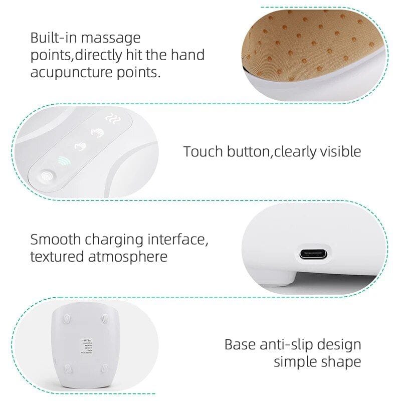 Wireless Hand Massager with Heat & Air Pressure for Stress Relief - Image 7