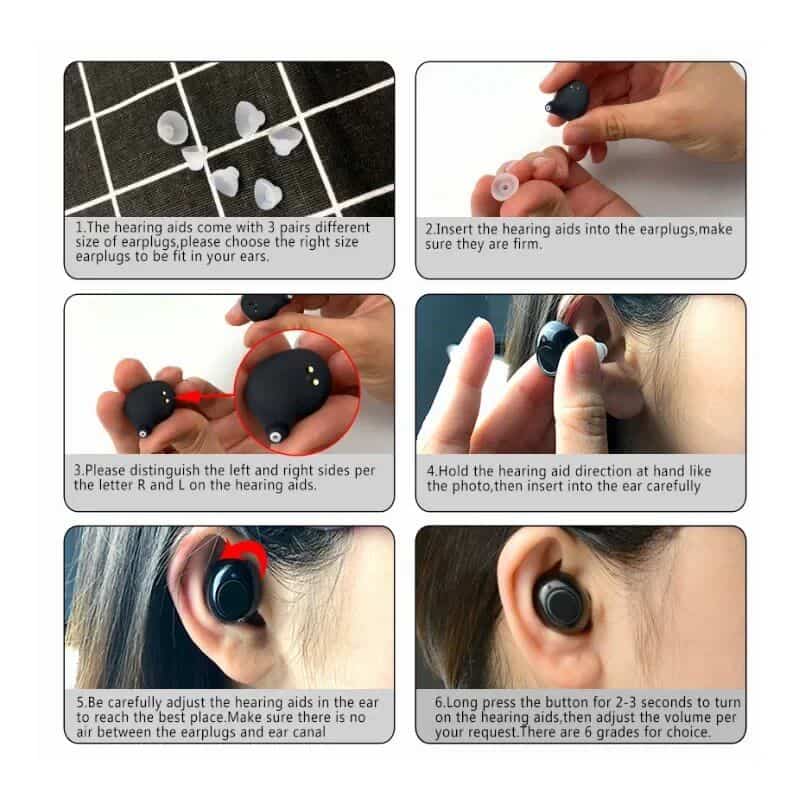 USB Rechargeable Invisible Mini Hearing Aids - Image 8