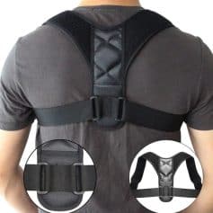 Alternative view of Adjustable Back Posture Corrector - Spine and Shoulder Alignment Support Belt