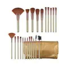 Alternative view of 22-Piece Premium Makeup Brush Set with Cosmetic Bag