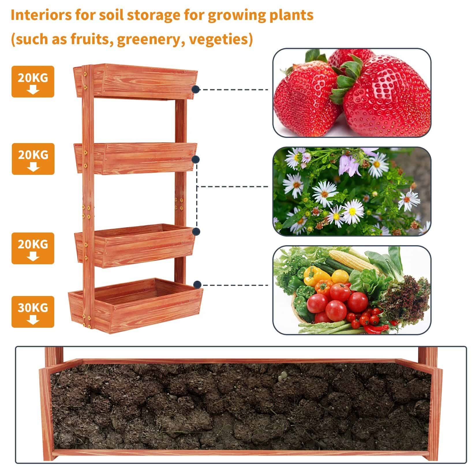 4-Tier Raised Garden Bed - Image 5