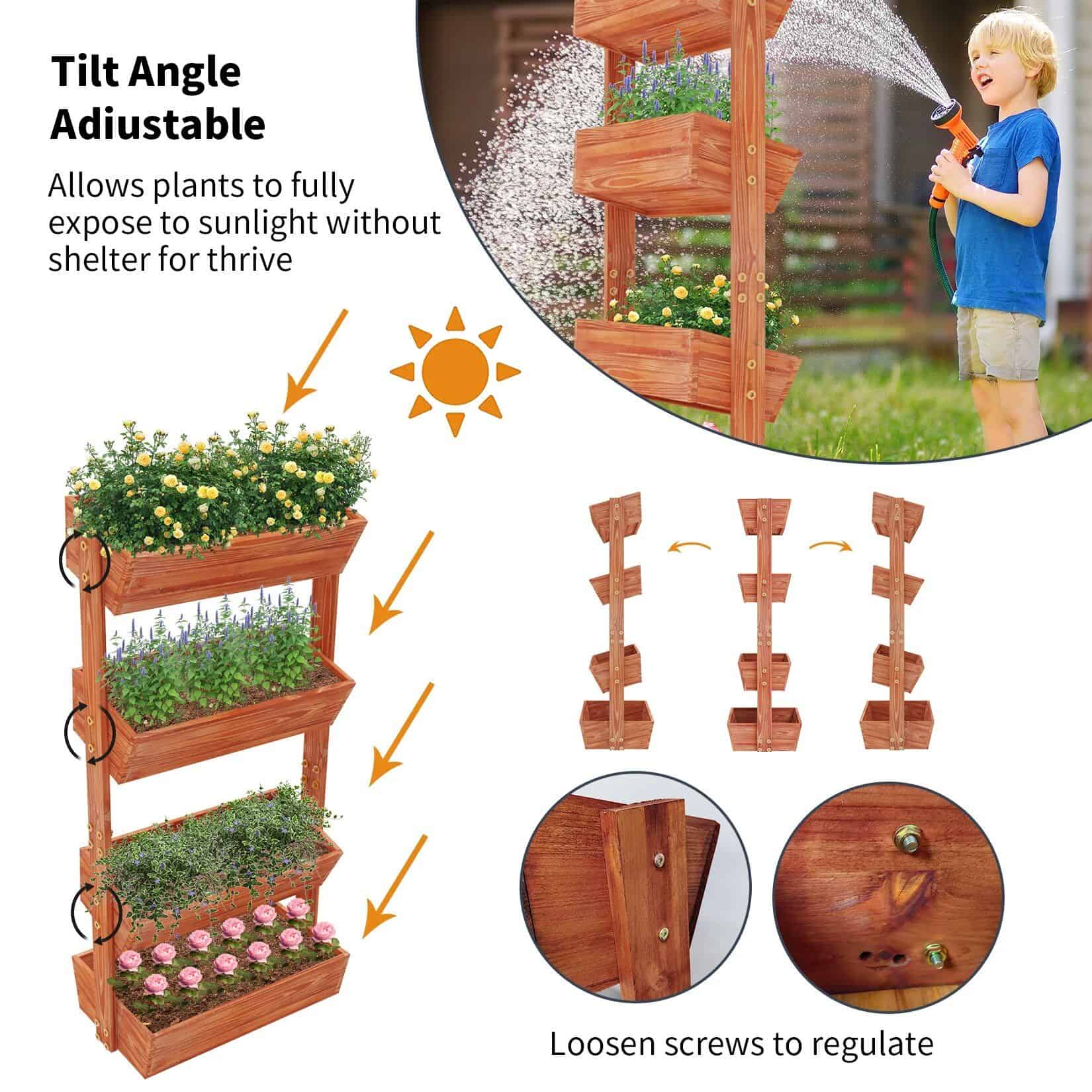 4-Tier Raised Garden Bed - Image 4