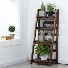 4-Tier Bamboo Plant Stand