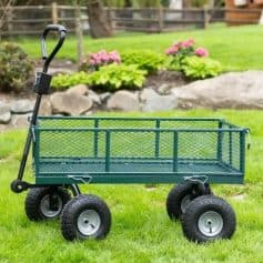 Heavy-Duty Towable Garden Utility Cart