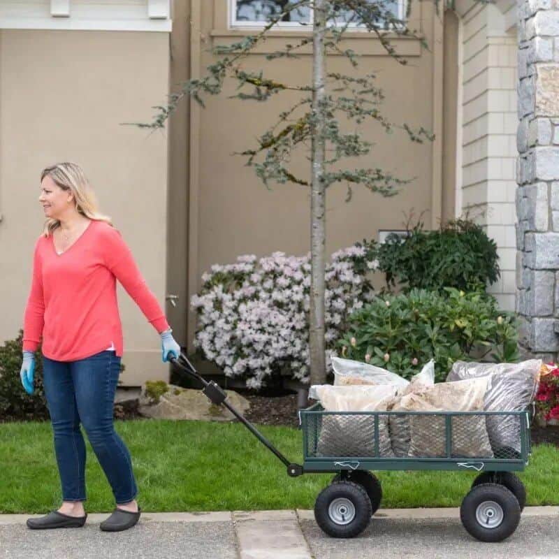 Heavy-Duty Towable Garden Utility Cart - Image 4