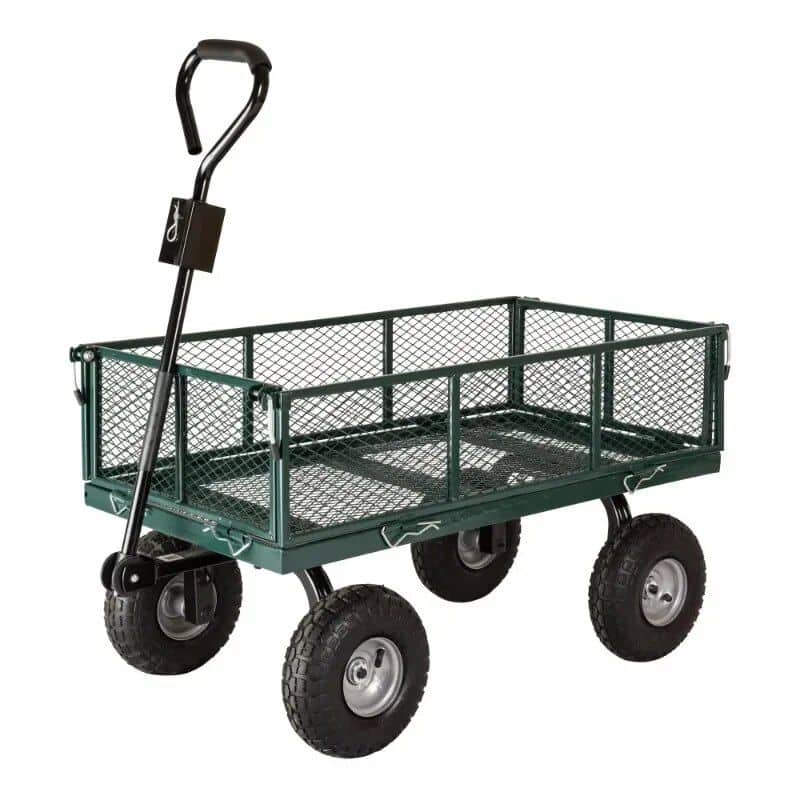 Heavy-Duty Towable Garden Utility Cart - Image 5
