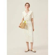 Elegant women's dress perfect for fashion-forward occasions and stylish everyday wear, featuring breathable fabric and modern design, ideal for enhancing your wardrobe.