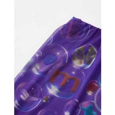 Vibrant purple vape packaging with colorful bubble graphics, perfect for eye-catching display. Features the Monalisa logo, ideal for enhancing branding in the opt industry.