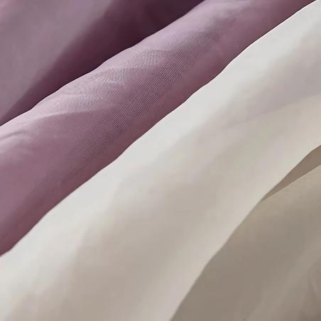 High-quality pink and cream fabric materials for window treatments or home decor. Soft, luxurious textiles ideal for custom curtains or upholstery from Monalisa Store.