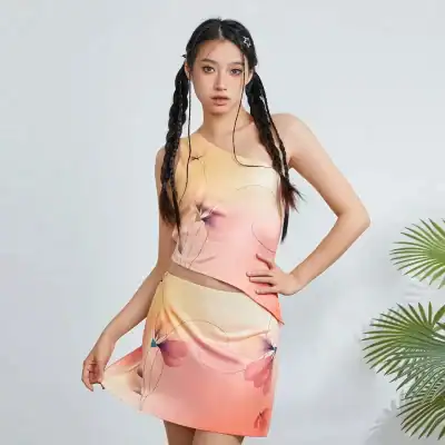 Beautiful women's dress with floral print, perfect for casual and stylish wear, available at Monalisa Store.