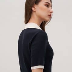 Young woman in fashionable glasses and chic outfit, showcasing stylish optical frames and sunglasses, emphasizing high-quality eye care products offered at Monalisa Store.