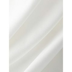 Close-up of white medical curtain fabric, showing smooth texture, ideal for healthcare settings and medical offices.