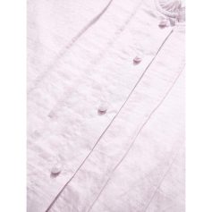 Elegant pink silky sleepwear with button details and bow accents, perfect for relaxed evenings or sleepovers. Crafted for comfort and style.