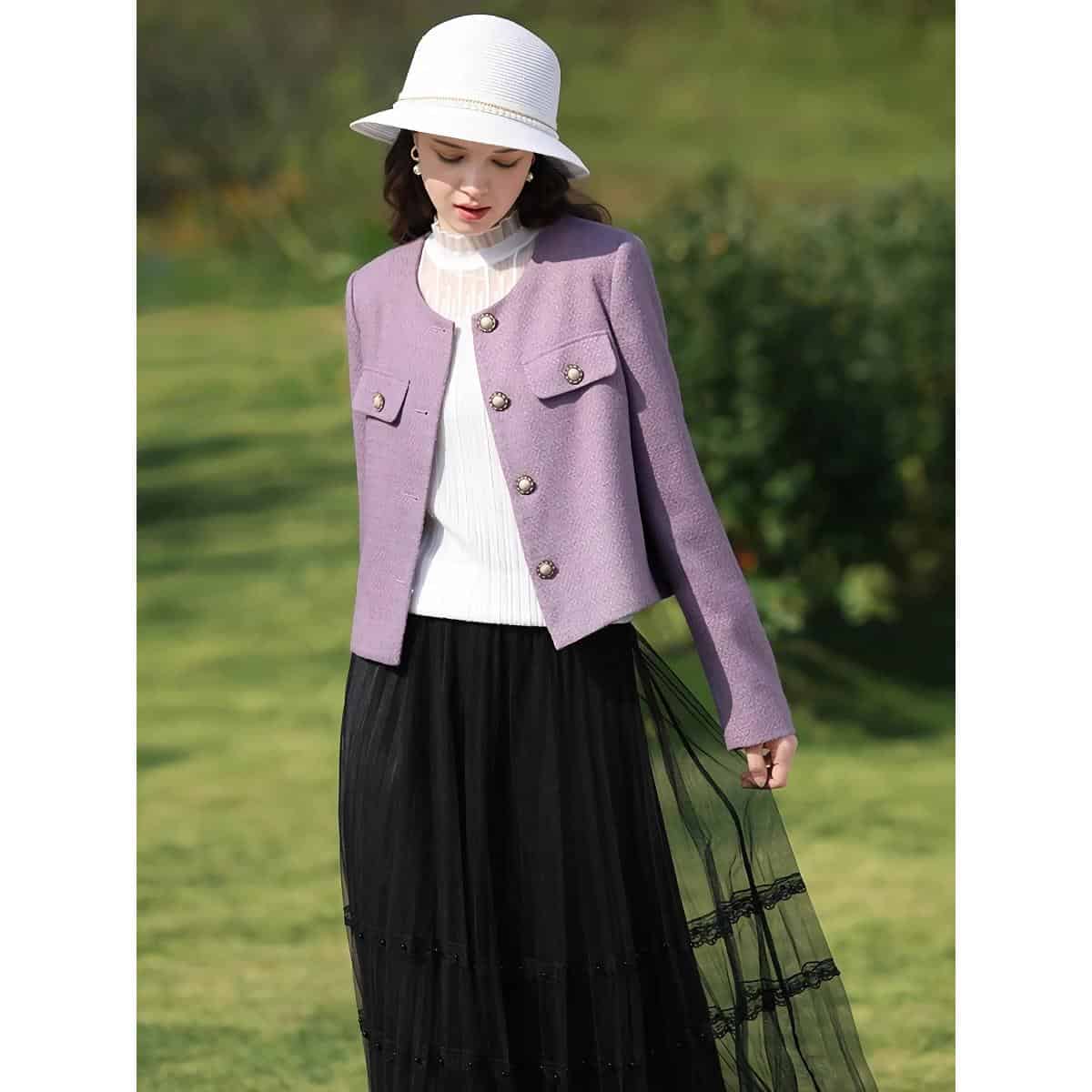 High-quality women's fashion jacket, perfect for elegant occasions, available at Monalisa Store for opt stylish dressing.