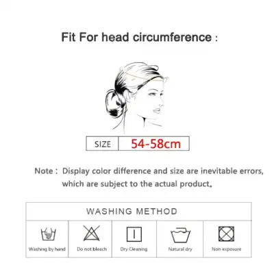 Adjustable head circumference band for comfort and fit. Suitable for sizes 54-58cm, ideal for medical and optical applications. Easy to clean and comfortable for daily use.