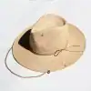 Natural woven straw sun hat with a chin strap for women and men, perfect for outdoor protection and fashion accessories.