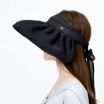 Comfortable wide-brim sun visor to shield your face from UV rays, perfect for outdoor activities, sports, and fashion. Lightweight, adjustable, and stylish solar protection accessory.