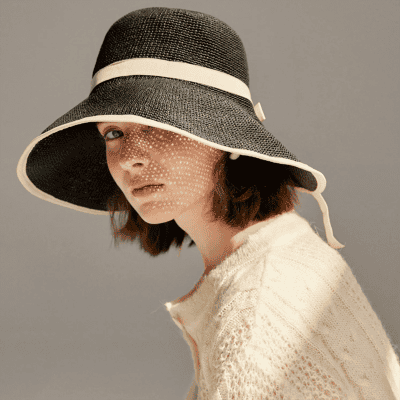 Elegant wide-brim sun hat for women, perfect for fashion and sun protection. Shop trendy accessories for summer at Monalisa Store.