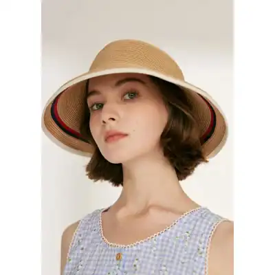 Stylish wide-brim hat for sun protection and fashion. Perfect accessory from Monalisa Medical Store for fashionable sunglasses wearers seeking quality sun hats.