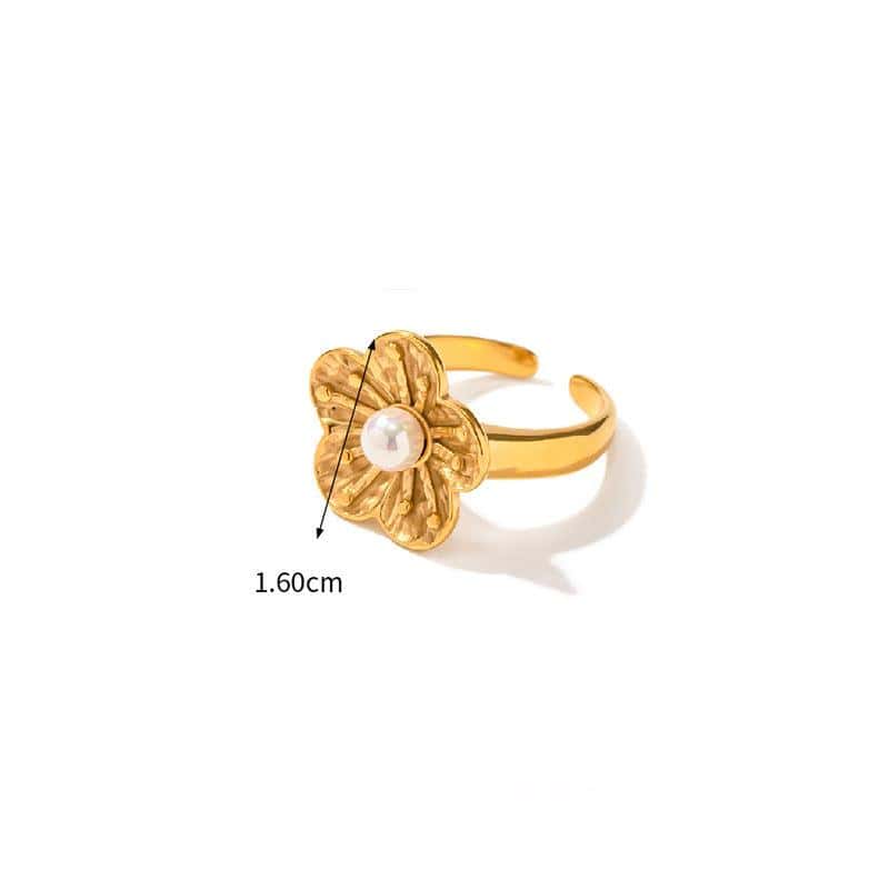 Gold Flower Ring