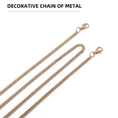 Elegant decorative metal chain necklace for women and men, perfect for jewelry fashion accessories, gifting, and stylish accent pieces. Ideal for fashion trends, party wear, or everyday jewelry.