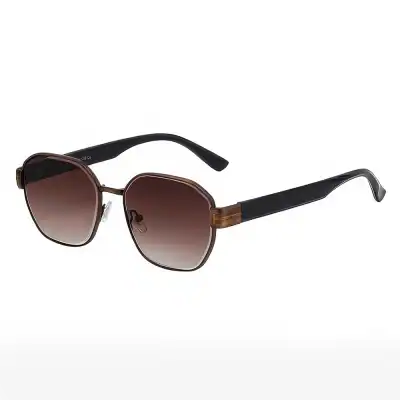 Luxury designer sunglasses with tinted lenses and black frame, perfect for sun protection and fashion.