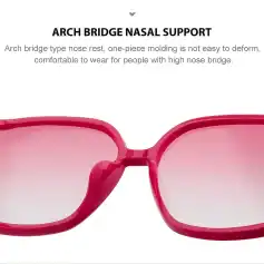 Pink tinted sunglasses with UV protection for eyewear and vision health. Stylish and comfortable optical accessories to enhance vision and protect your eyes.