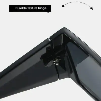 Close-up of a black, durable texture hinge on a premium monitor or display, showcasing high-quality construction for seamless operation.